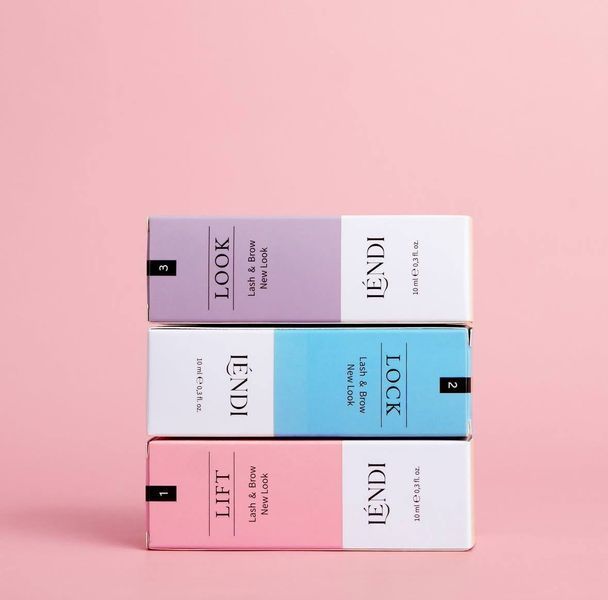 Lendi Набір складів для ламінування вій та брів 3х10мл "Lash & Brow New Look" 000541 фото