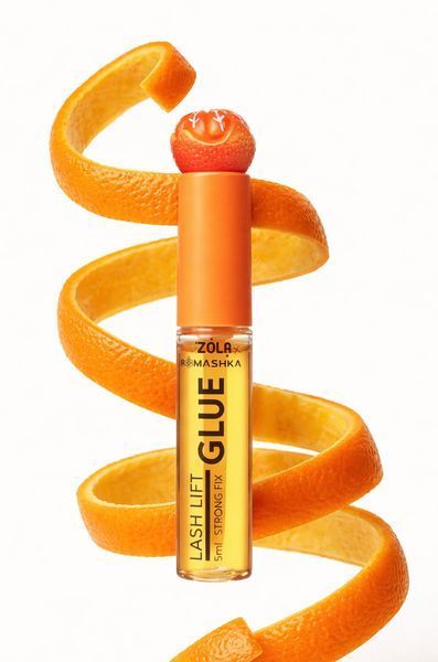 ZOLA x Romashka Клей для ламінування вій Orange Lash Lift Glue Strong Fix 5 мл.  06211 фото