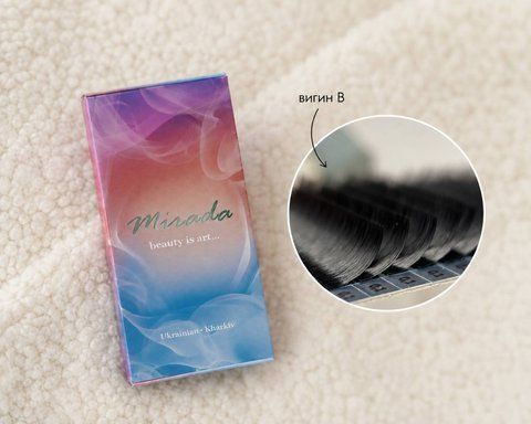 Вії чорні mix B 0.07 чорні Mirada 04 фото