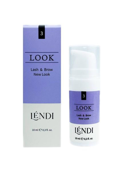 Lendi, Склад для ламінування вій та брів №3 "Lash & Brow New Look", 10 мл, дозатор 000573 фото