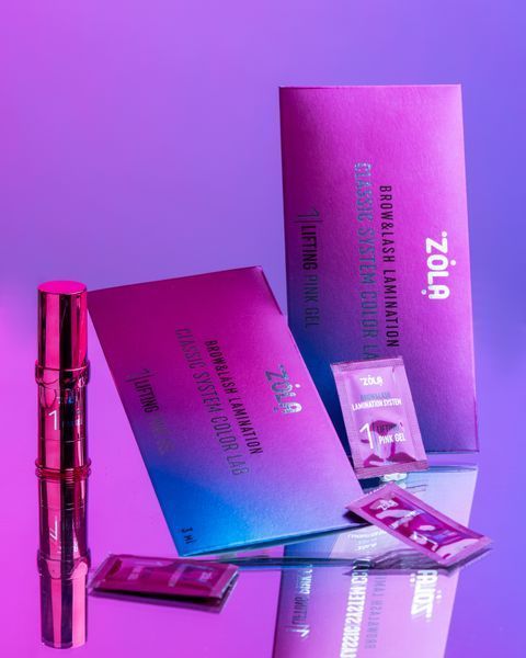 ZOLA Color Lab Набір для ламінування у саше 1,2,3 складник (3 х 1 мл) 000993 фото