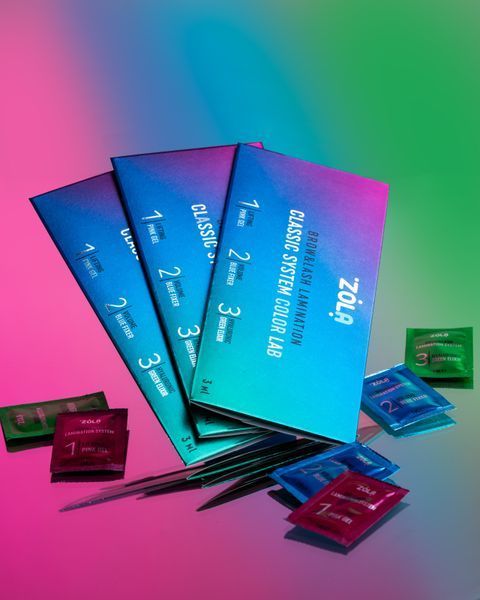 ZOLA Color Lab Набір для ламінування у саше 1,2,3 складник (3 х 1 мл) 000993 фото