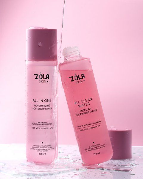 ZOLA Мицелярная питательная вода для очищения лица ALL CLEAR WATER 000688 фото
