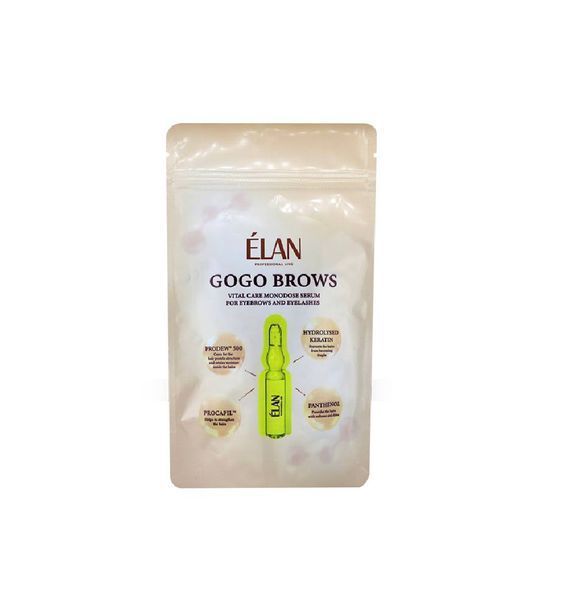 GOGO BROWS сиворотка для догляду за бровами і віями в ампулах 000479 фото