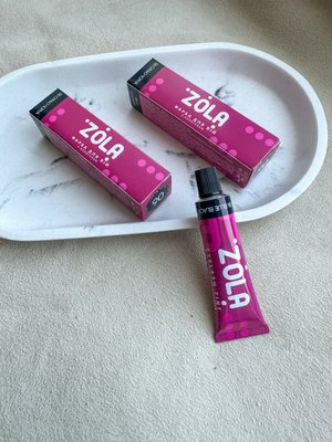 ZOLA Краска для бровей 06 (иссине черный) с коллагеном Eyebrow Tint With Collagen 15ml 000103 фото